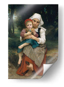 Hermano y hermana bretón - William-Adolphe Bouguereau | Cuadro decorativo de Canvas Lab