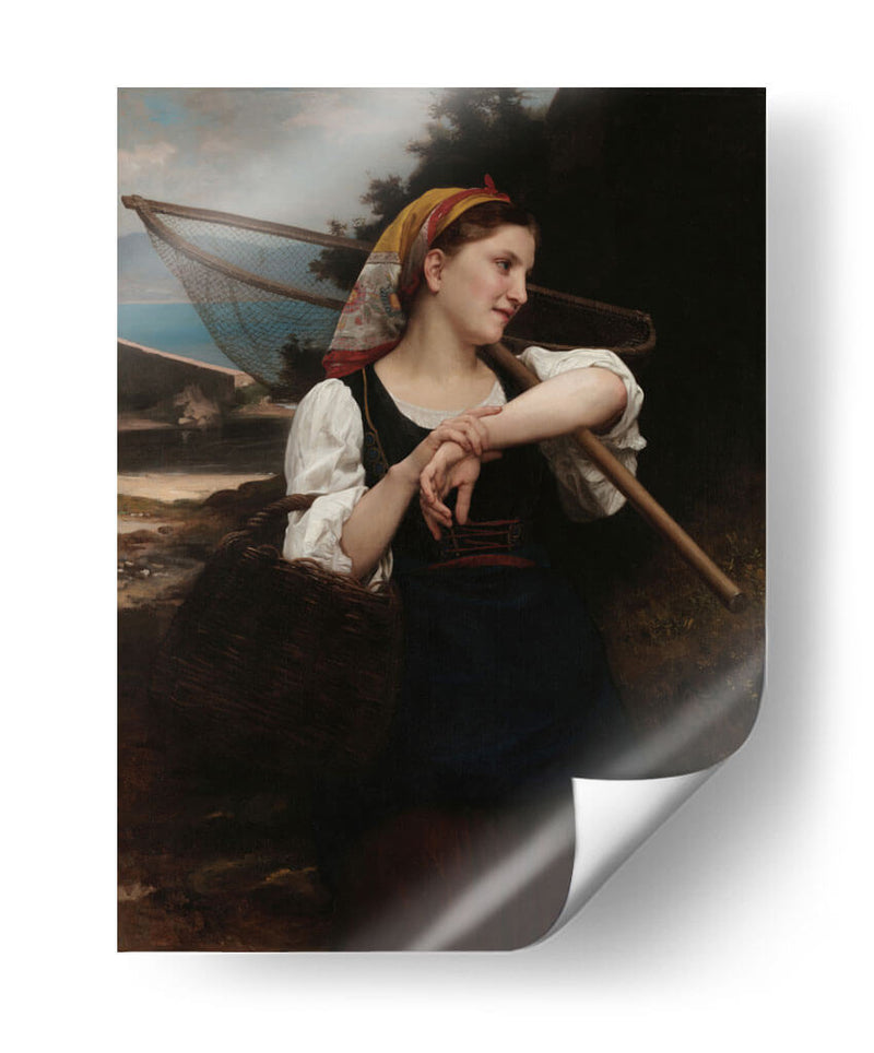 Hija de pescador - William-Adolphe Bouguereau | Cuadro decorativo de Canvas Lab