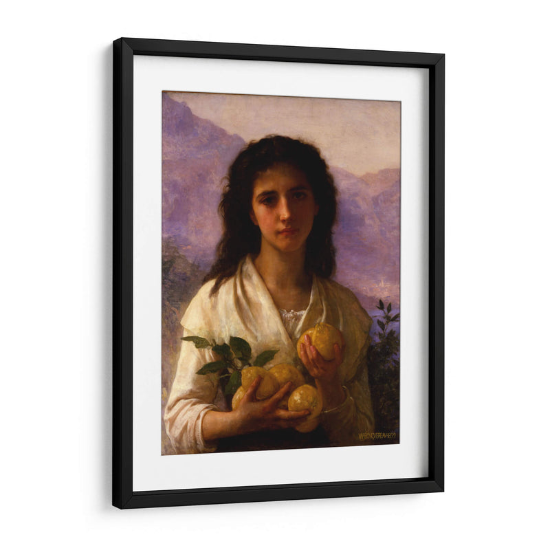 Chica con limones - William-Adolphe Bouguereau | Cuadro decorativo de Canvas Lab