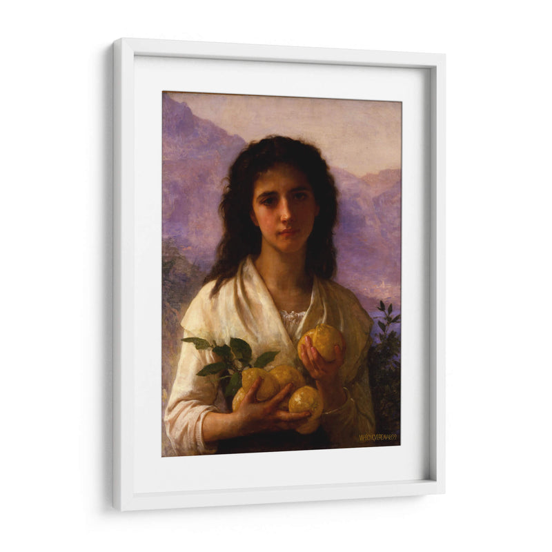Chica con limones - William-Adolphe Bouguereau | Cuadro decorativo de Canvas Lab