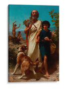 Homero y su guía - William-Adolphe Bouguereau | Cuadro decorativo de Canvas Lab