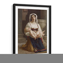 Campesino italiano arrodillado con niño - William-Adolphe Bouguereau | Cuadro decorativo de Canvas Lab