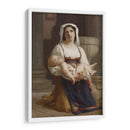 Campesino italiano arrodillado con niño - William-Adolphe Bouguereau | Cuadro decorativo de Canvas Lab