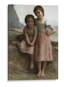 Dos hermanas en la orilla - William-Adolphe Bouguereau | Cuadro decorativo de Canvas Lab