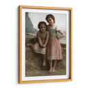 Dos hermanas en la orilla - William-Adolphe Bouguereau | Cuadro decorativo de Canvas Lab