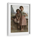 Dos hermanas en la orilla - William-Adolphe Bouguereau | Cuadro decorativo de Canvas Lab