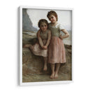 Dos hermanas en la orilla - William-Adolphe Bouguereau | Cuadro decorativo de Canvas Lab
