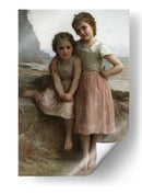 Dos hermanas en la orilla - William-Adolphe Bouguereau | Cuadro decorativo de Canvas Lab