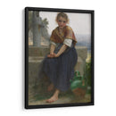 El cántaro roto - William-Adolphe Bouguereau | Cuadro decorativo de Canvas Lab