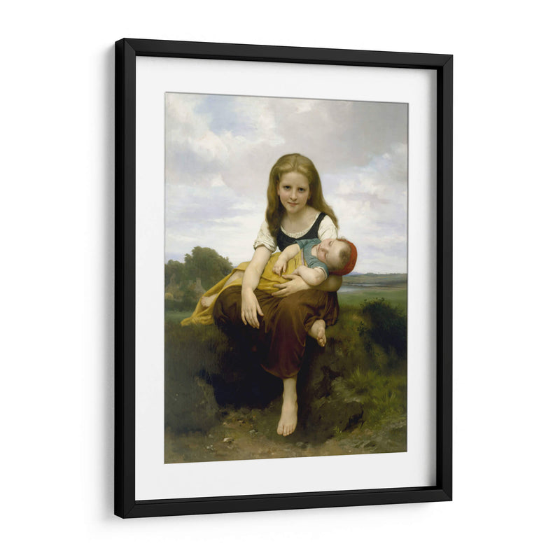 La hermana mayor - William-Adolphe Bouguereau | Cuadro decorativo de Canvas Lab