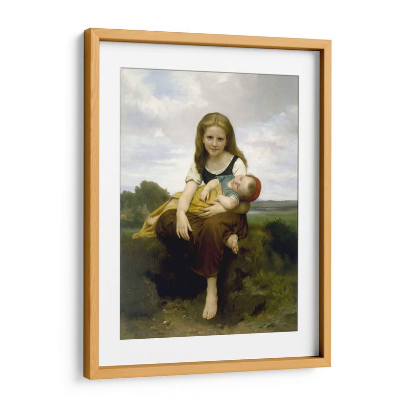 La hermana mayor - William-Adolphe Bouguereau | Cuadro decorativo de Canvas Lab