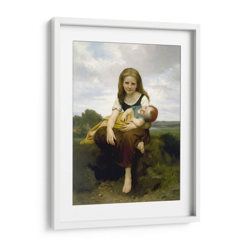 La hermana mayor - William-Adolphe Bouguereau | Cuadro decorativo de Canvas Lab