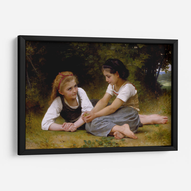 Las recolectoras de nueces - William-Adolphe Bouguereau | Cuadro decorativo de Canvas Lab