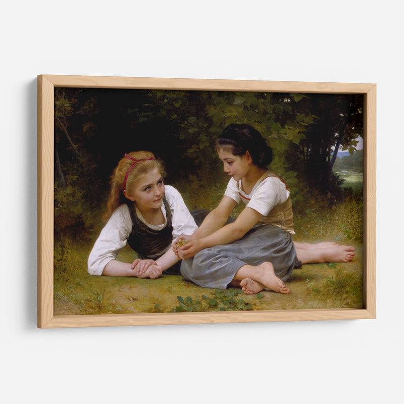 Las recolectoras de nueces - William-Adolphe Bouguereau | Cuadro decorativo de Canvas Lab