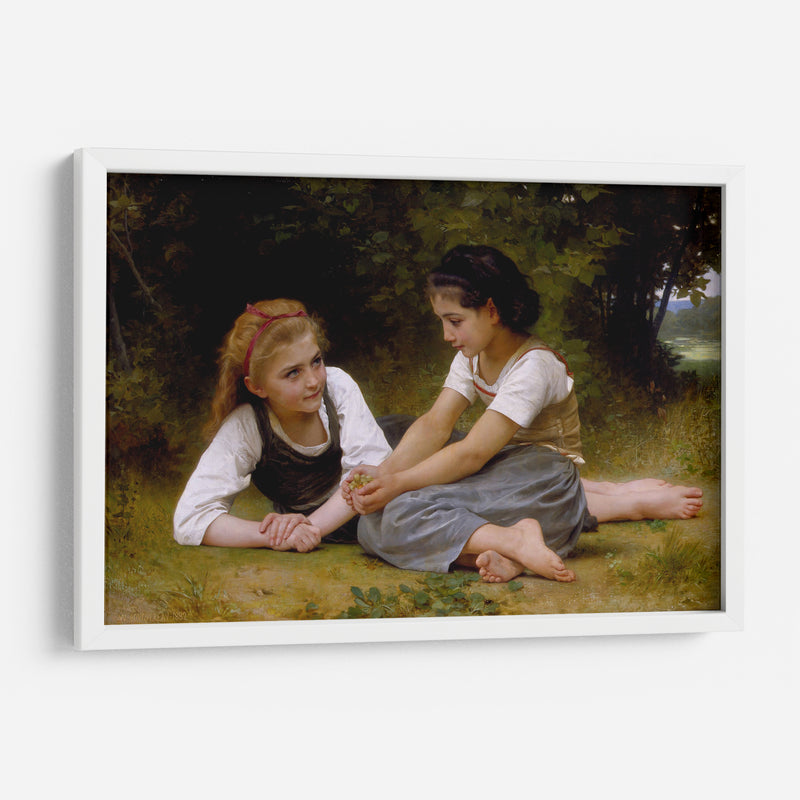 Las recolectoras de nueces - William-Adolphe Bouguereau | Cuadro decorativo de Canvas Lab