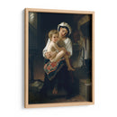 La joven madre mirando a su hijo - William-Adolphe Bouguereau | Cuadro decorativo de Canvas Lab
