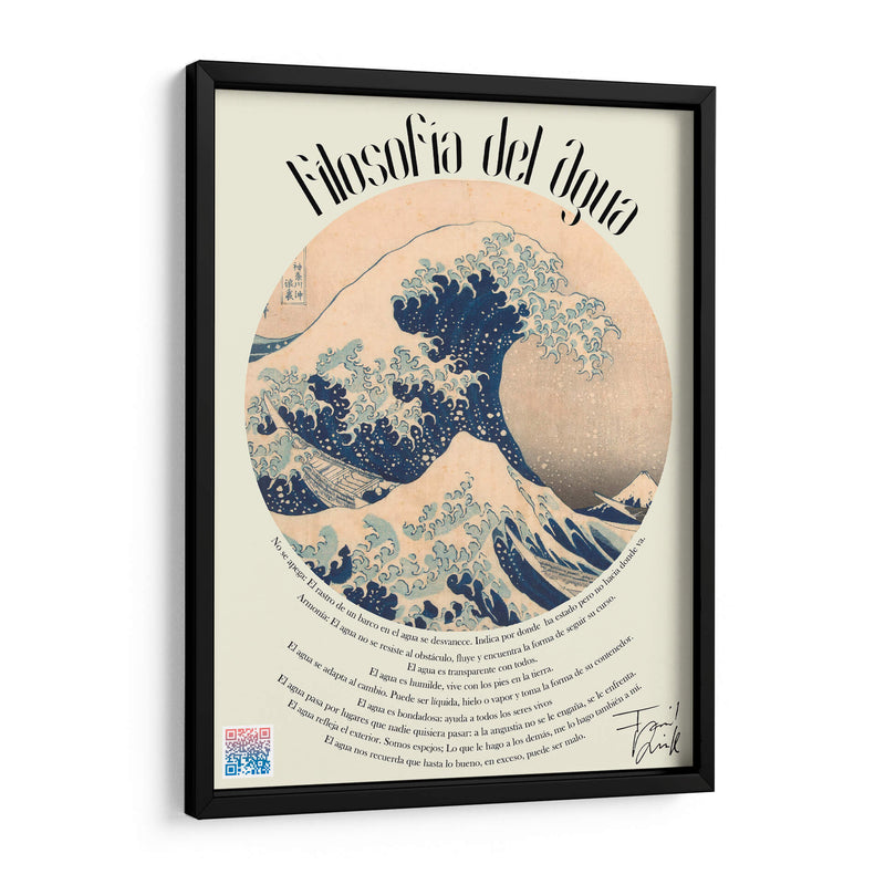 Filosofía del agua 30-40 - Farid Dieck | Cuadro decorativo de Canvas Lab