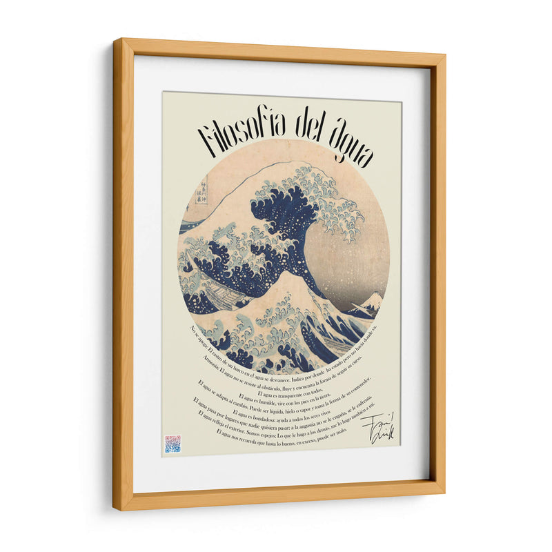 Filosofía del agua 45-60 - Farid Dieck | Cuadro decorativo de Canvas Lab