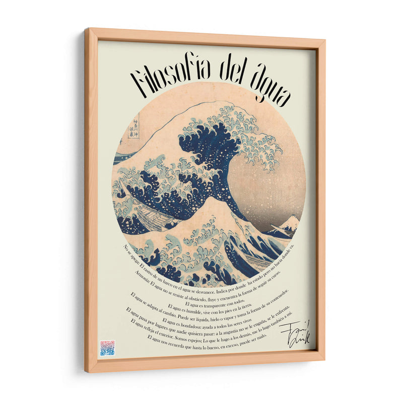 Filosofía del agua 45-60 - Farid Dieck | Cuadro decorativo de Canvas Lab