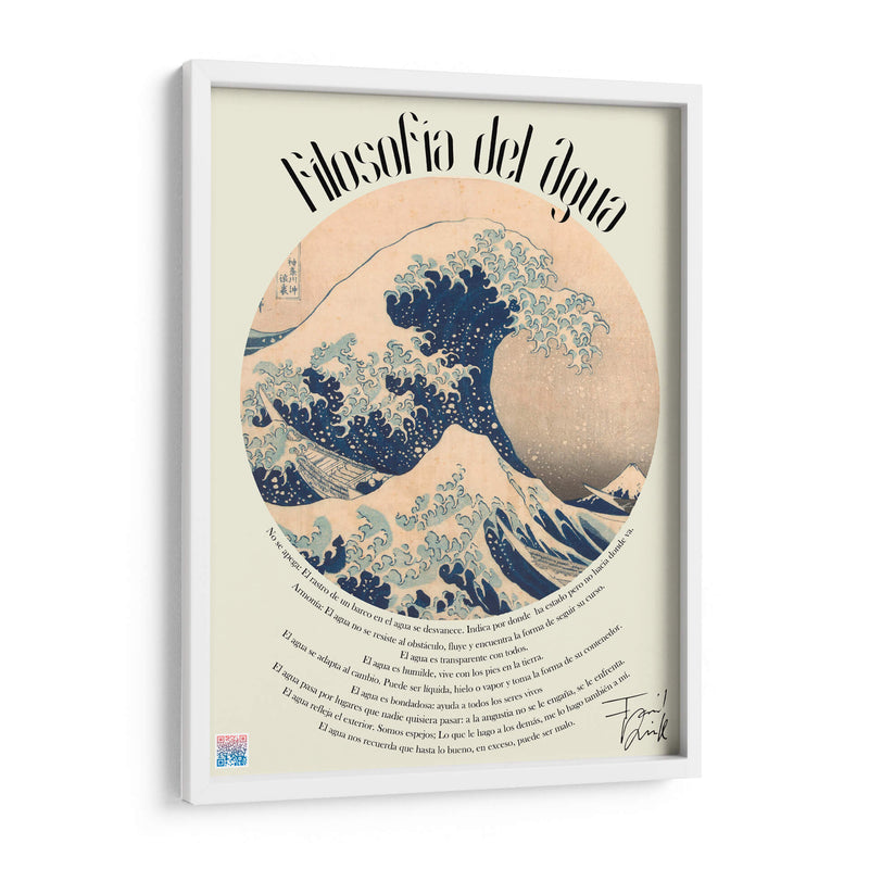 Filosofía del agua 45-60 - Farid Dieck | Cuadro decorativo de Canvas Lab
