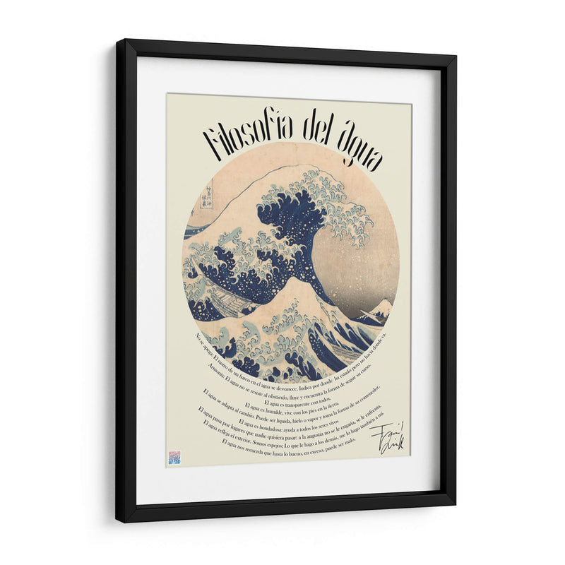 Filosofía del agua 60-80 - Farid Dieck | Cuadro decorativo de Canvas Lab