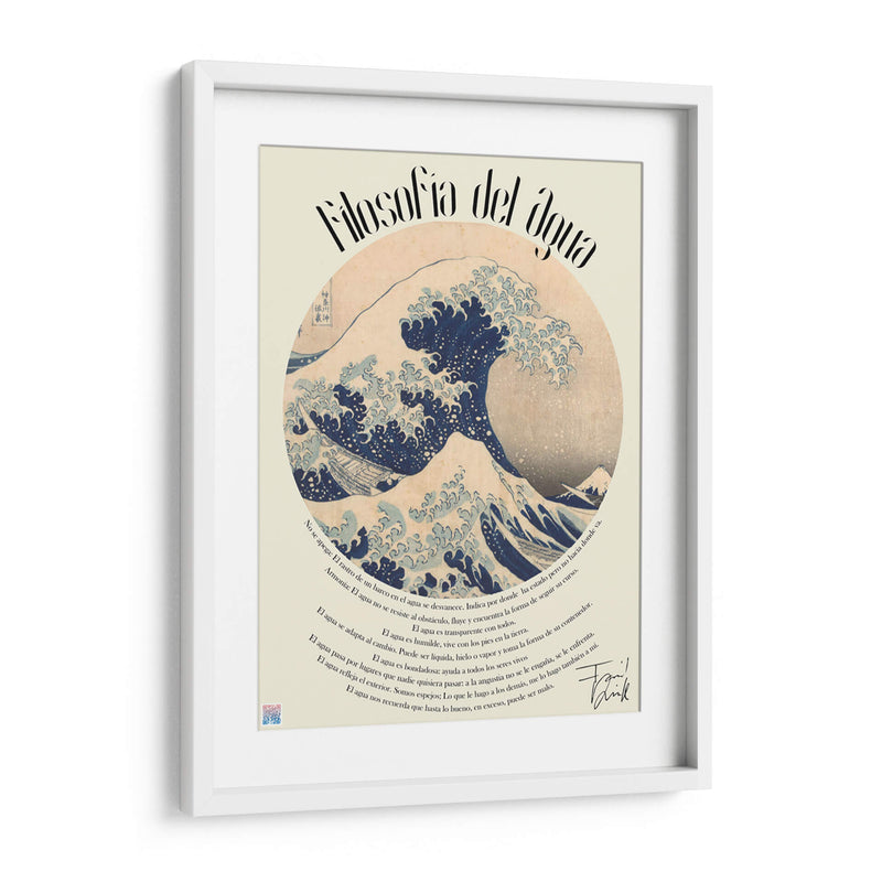 Filosofía del agua 60-80 - Farid Dieck | Cuadro decorativo de Canvas Lab