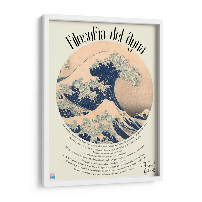 Filosofía del agua 60-80 - Farid Dieck | Cuadro decorativo de Canvas Lab