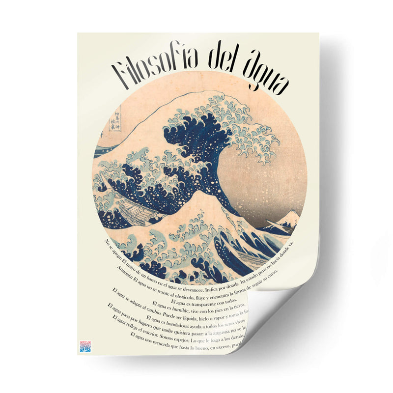 Filosofía del agua 60-80 - Farid Dieck | Cuadro decorativo de Canvas Lab