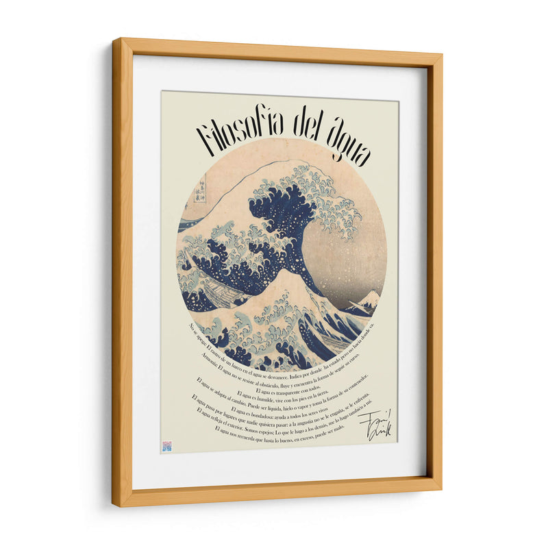 Filosofía del agua 75-100 - Farid Dieck | Cuadro decorativo de Canvas Lab