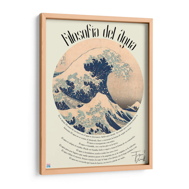 Filosofía del agua 75-100 - Farid Dieck | Cuadro decorativo de Canvas Lab