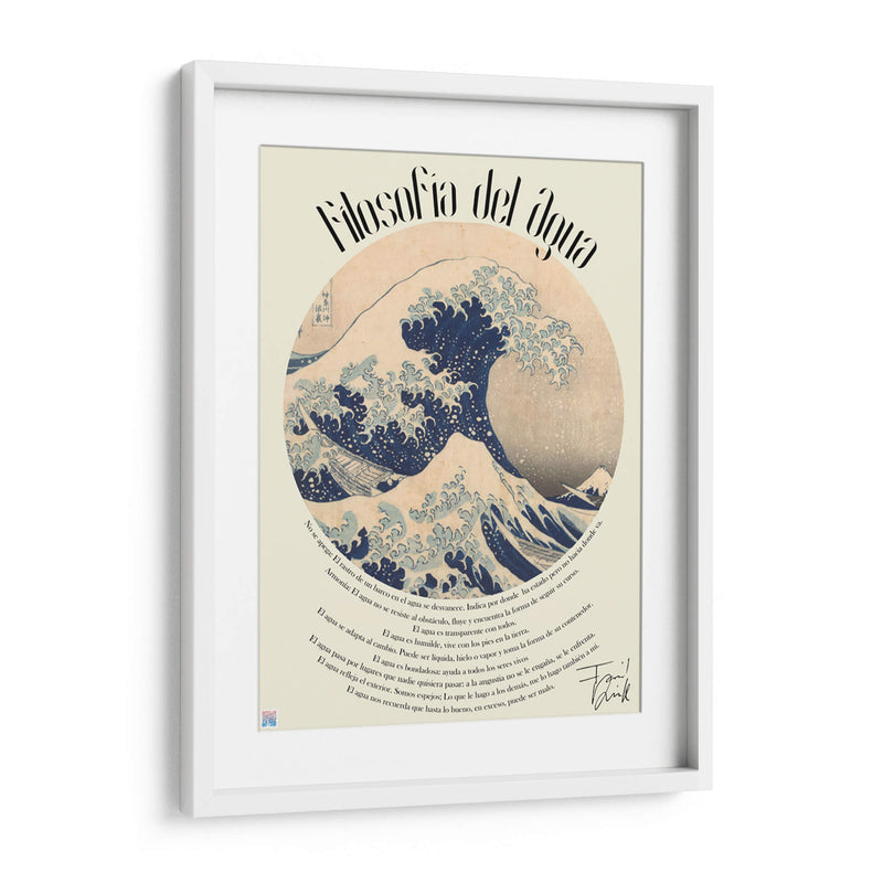 Filosofía del agua 75-100 - Farid Dieck | Cuadro decorativo de Canvas Lab