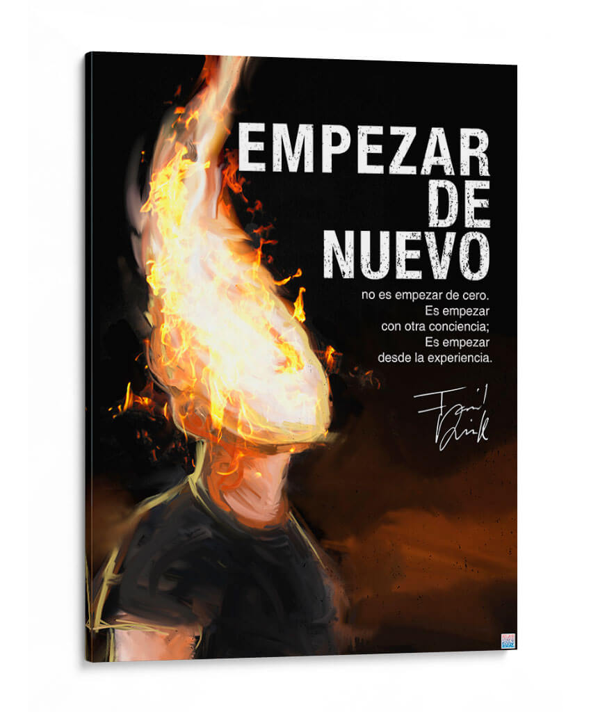 Empezar de nuevo 90-120 - Farid Dieck | Cuadro decorativo de Canvas Lab