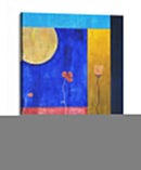 Flor y luna - Alba Derbez | Cuadro decorativo de Canvas Lab