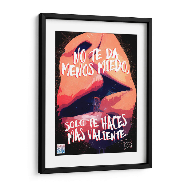 Valentía 30-40 - Farid Dieck | Cuadro decorativo de Canvas Lab