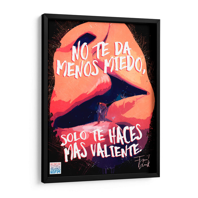 Valentía 30-40 - Farid Dieck | Cuadro decorativo de Canvas Lab