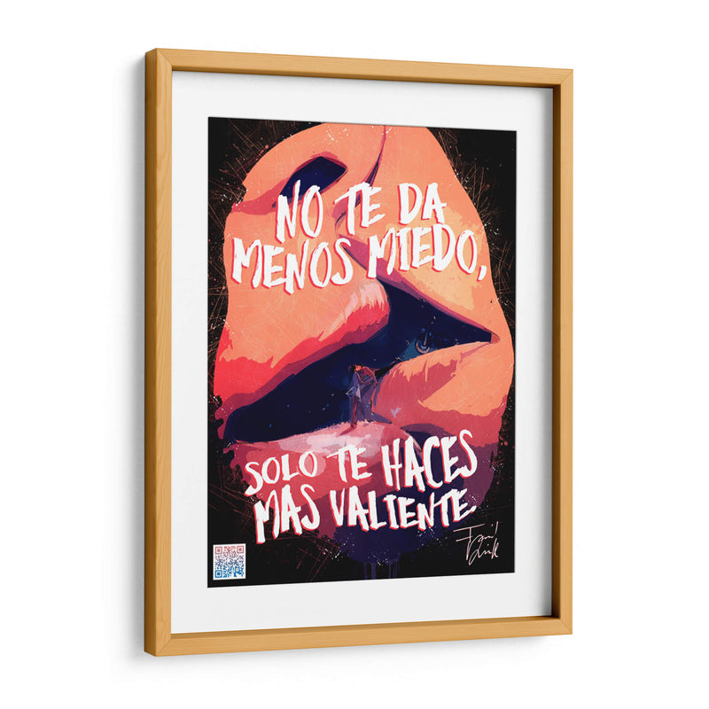 Valentía 30-40 - Farid Dieck | Cuadro decorativo de Canvas Lab