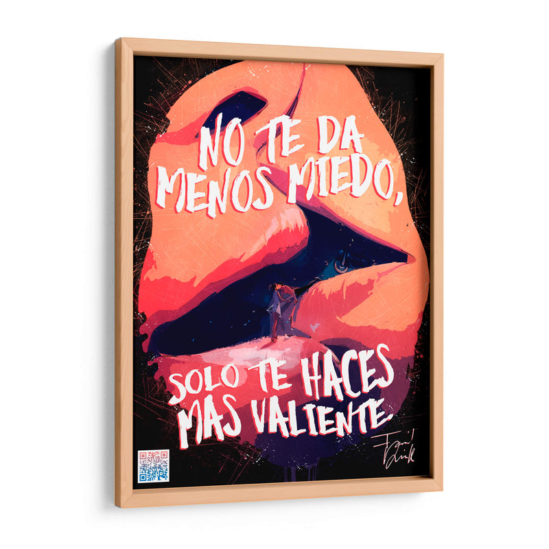 Valentía 30-40 - Farid Dieck | Cuadro decorativo de Canvas Lab