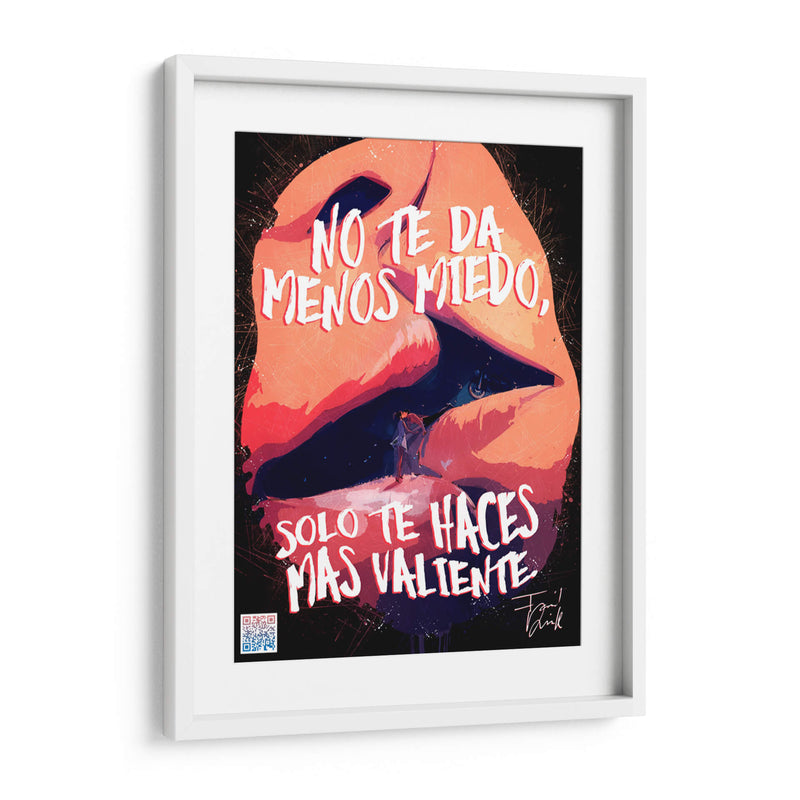 Valentía 30-40 - Farid Dieck | Cuadro decorativo de Canvas Lab