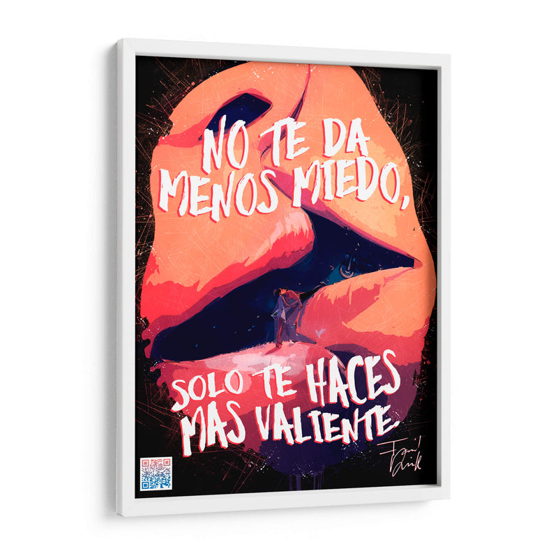 Valentía 30-40 - Farid Dieck | Cuadro decorativo de Canvas Lab