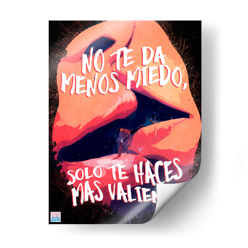 Valentía 45-60 - Farid Dieck | Cuadro decorativo de Canvas Lab