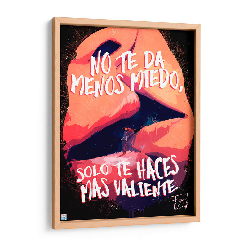 Valentía 75-100 - Farid Dieck | Cuadro decorativo de Canvas Lab