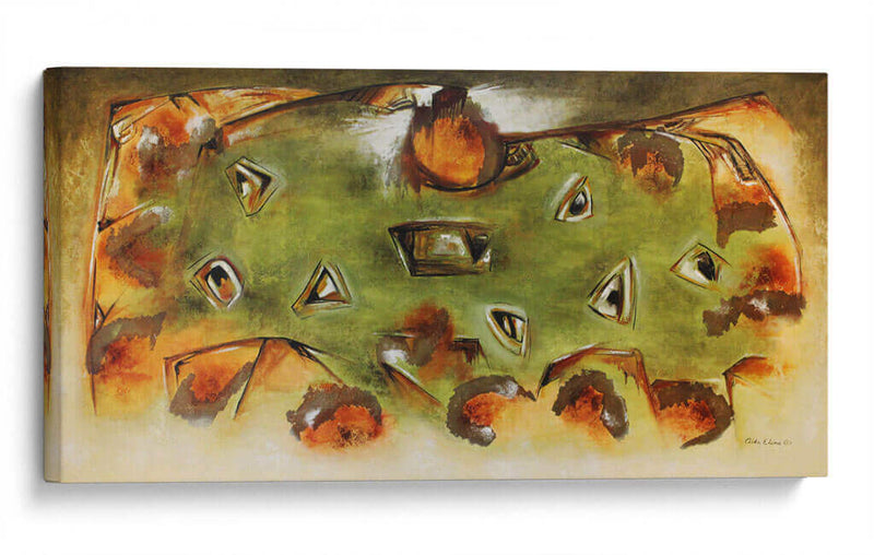 La última cena abstracta - Alba Derbez | Cuadro decorativo de Canvas Lab