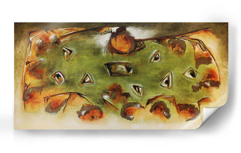 La última cena abstracta - Alba Derbez | Cuadro decorativo de Canvas Lab