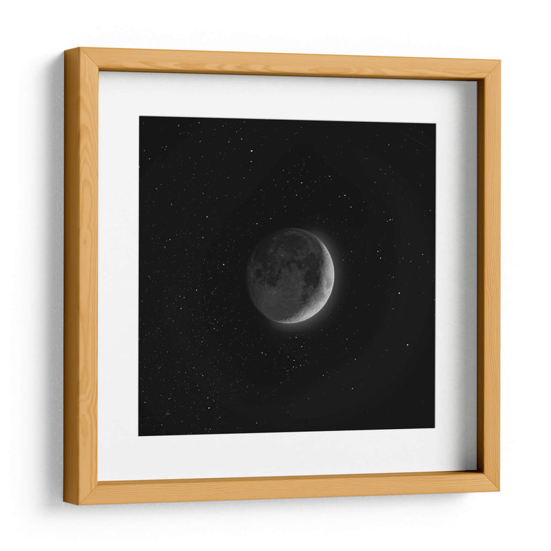 Luna Creciente y Estrellas - Enrique Estrada | Cuadro decorativo de Canvas Lab