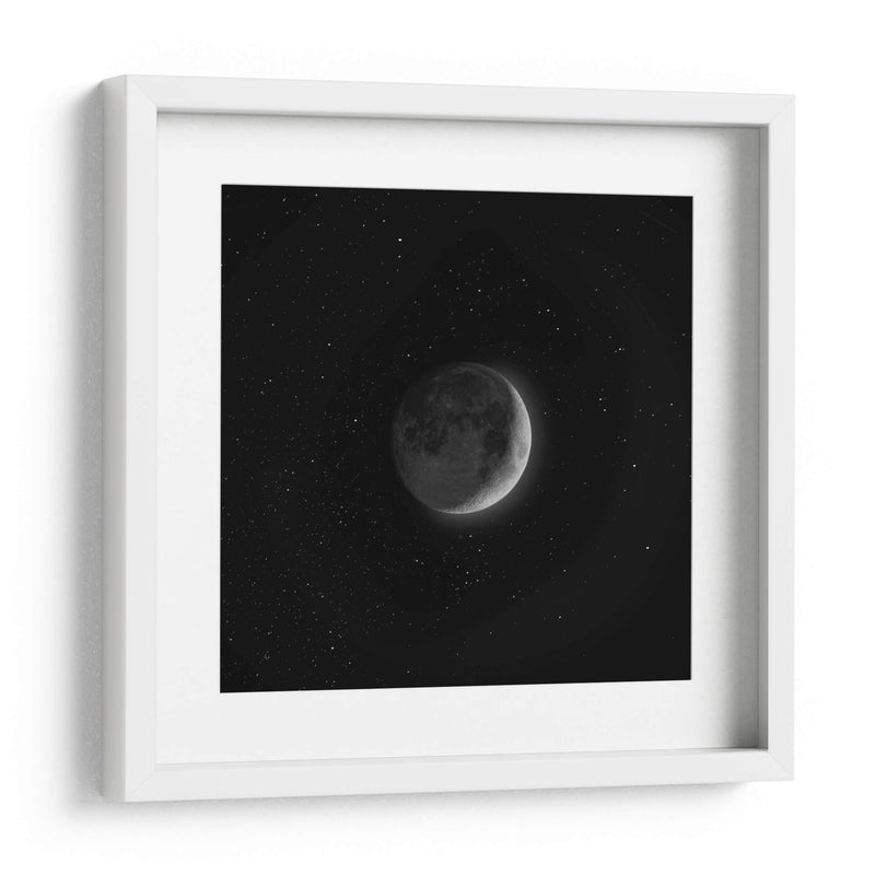 Luna Creciente y Estrellas - Enrique Estrada | Cuadro decorativo de Canvas Lab