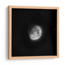 Luna Gibosa Creciente y Estrellas - Enrique Estrada | Cuadro decorativo de Canvas Lab