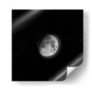 Luna Gibosa Creciente y Estrellas - Enrique Estrada | Cuadro decorativo de Canvas Lab