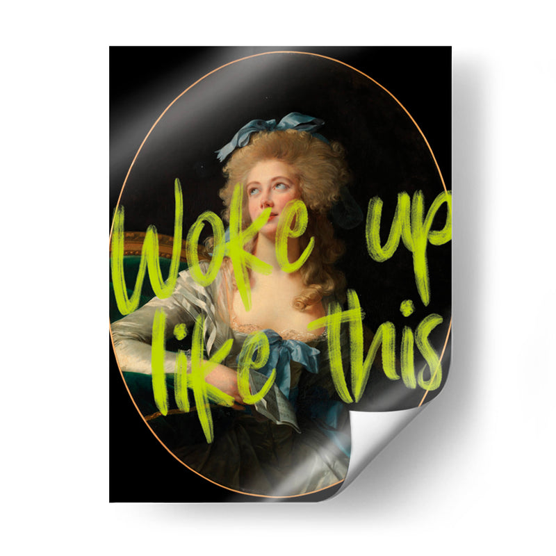 woke up like this - Nayeli Cabrera | Cuadro decorativo de Canvas Lab