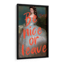 be nice or leave - Nayeli Cabrera | Cuadro decorativo de Canvas Lab