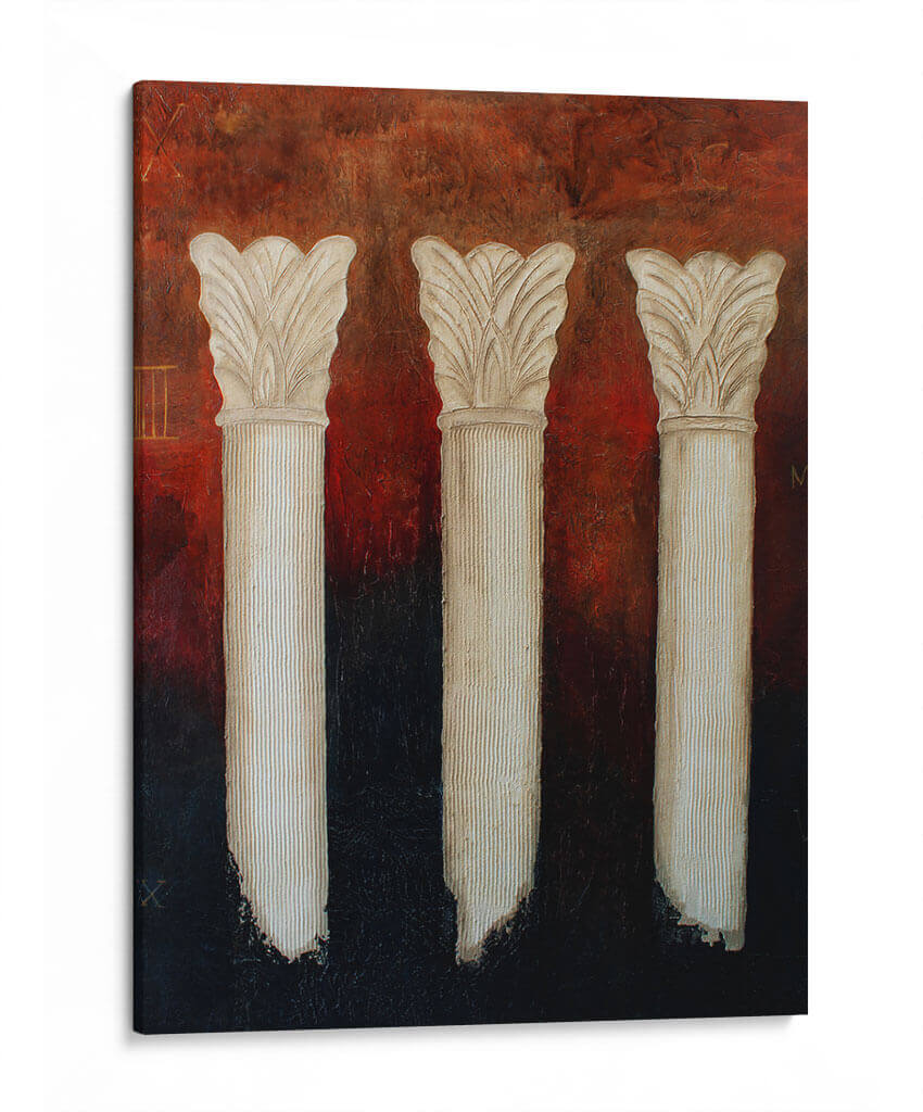 2/2 Pilares Romanos - Alba Derbez | Cuadro decorativo de Canvas Lab